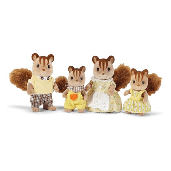 Calico Critters Hazelnut Chipmunk Family New in Box - Picture 3 of 12